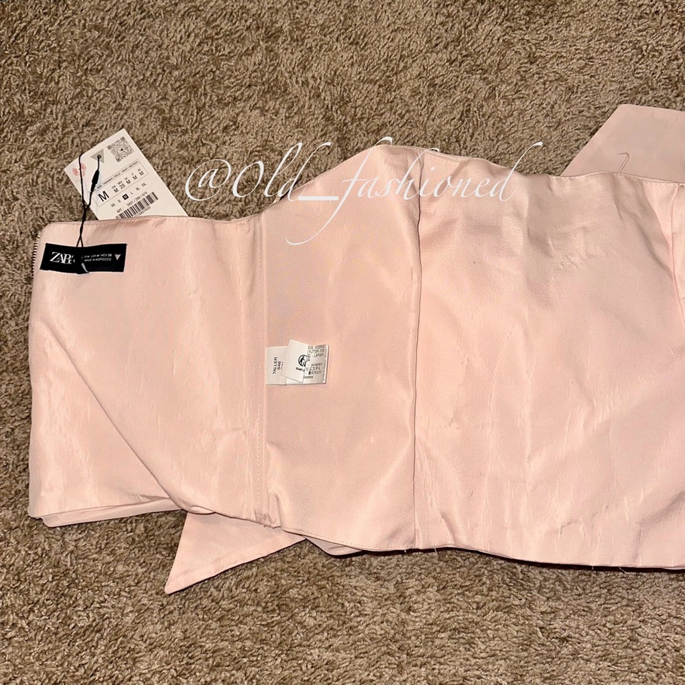 ZARA Bloggers Fav Taffeta Bow Top - Picture 13 of 15